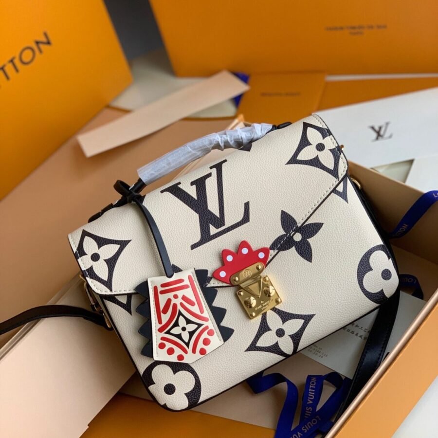 Pochette Metis , Colorful Damier with gold hardware