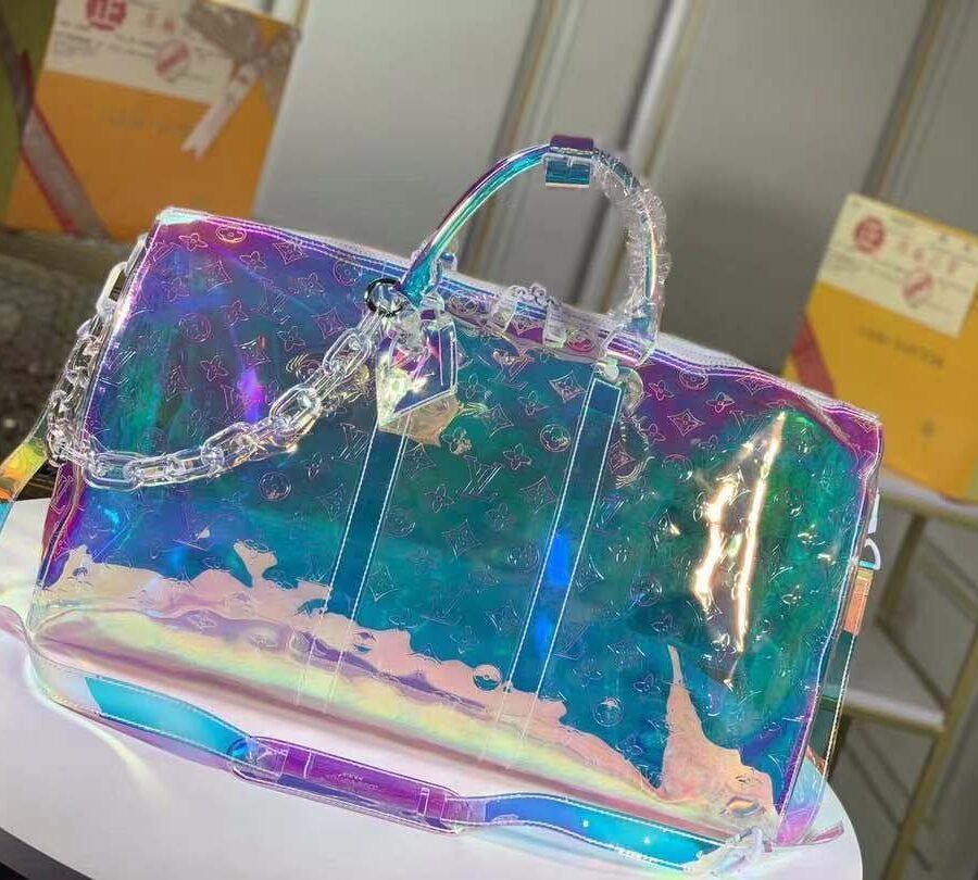 Keepall Prism , Clear PVC with pvc hardware