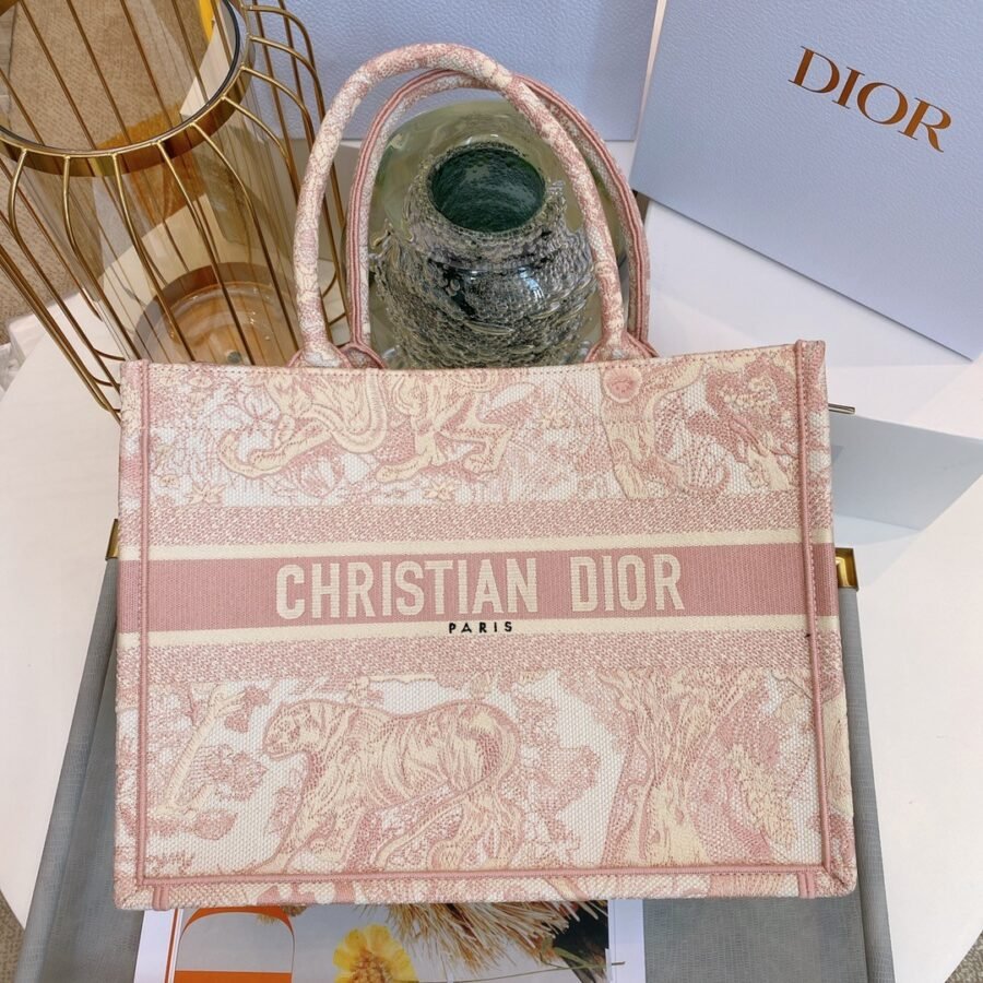 SMALL DIOR BOOK TOTEPink