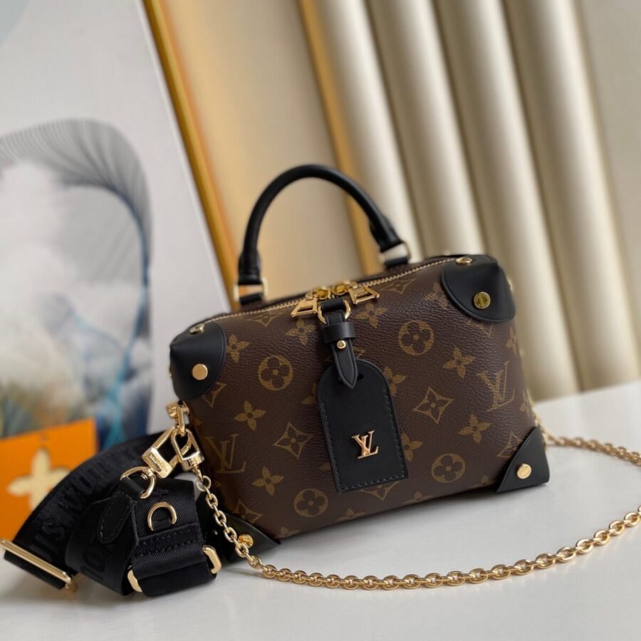 PETITE MALLE SOUPLEMonogram coated canvas (Black)